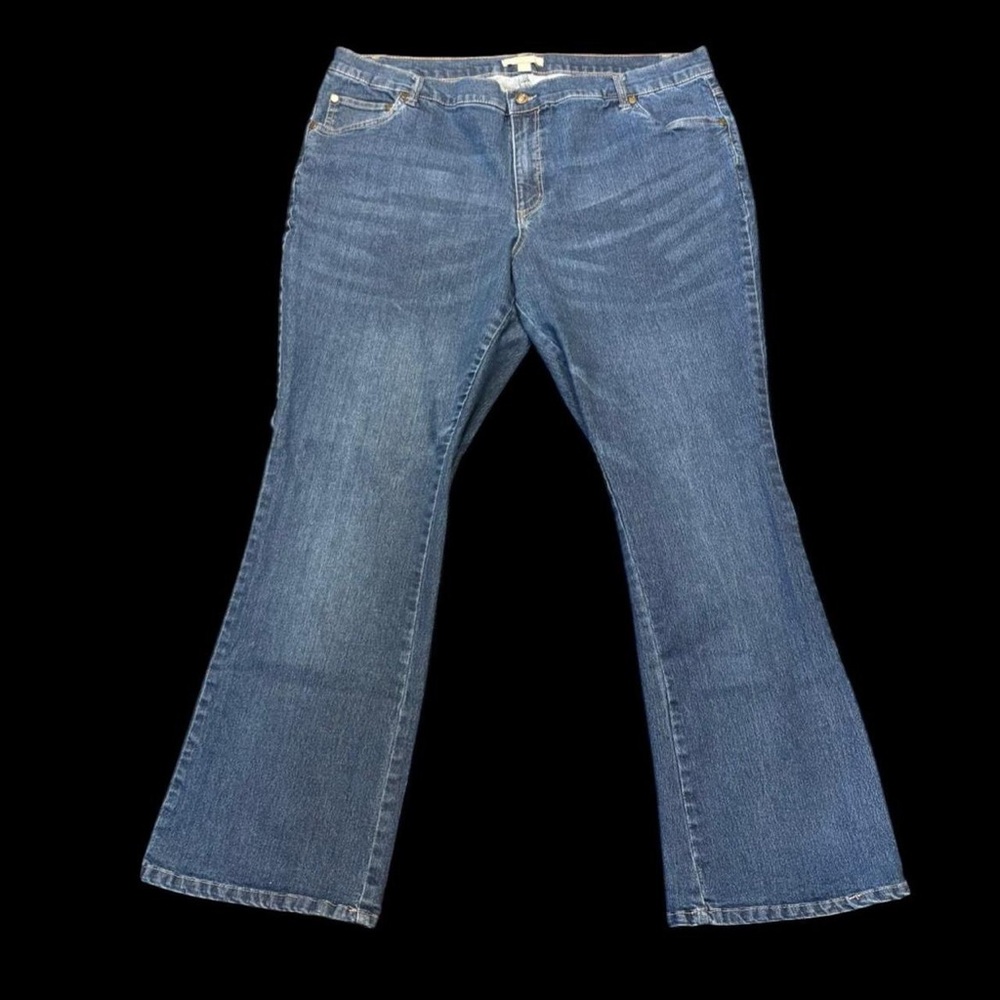 Woman Within Blue Denim Jeans